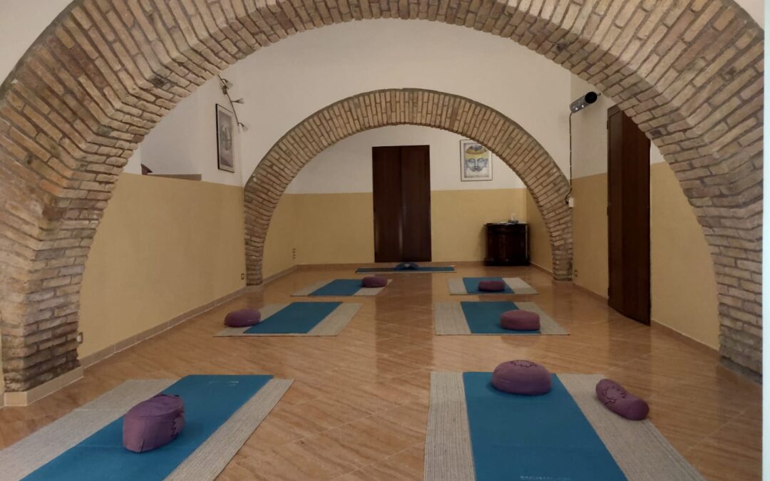 Aula dove si svolgono le sedute di Yoga